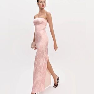 NWT Reformation Frankie Dress - Powder Pink - Size 2